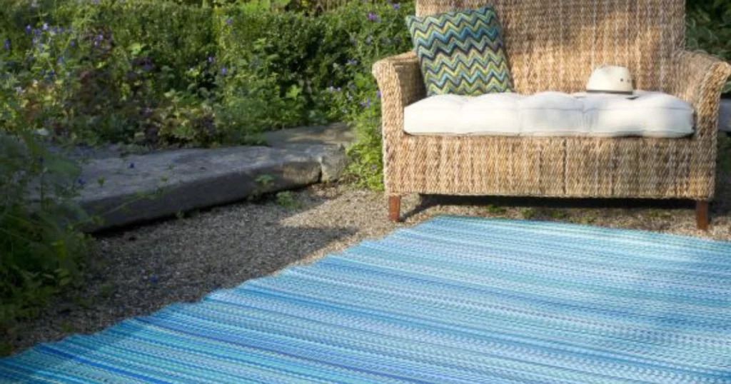 sustainable materials in outdoor rugs