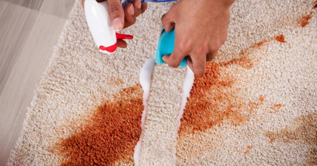 Spot Cleaningspot cleaning of rugs